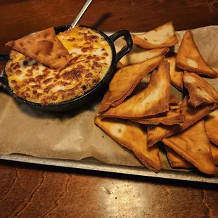 Cowboy dip - think Buffalo chicken dip but made wirh shaved Prime rib &amp; yummy cheese &amp; spices