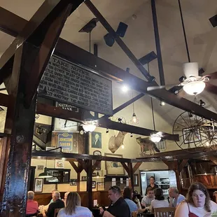 Inside view from our table