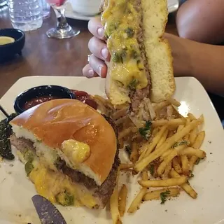 Stuffed Iron Burger*