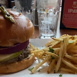 Stuffed Iron Burger*