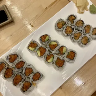 Triple Spicy Roll Dinner