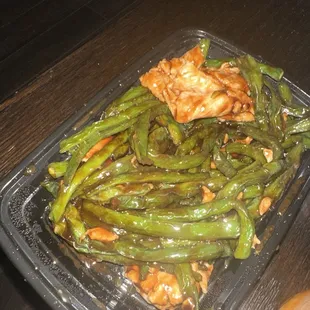 Chicken and green beans