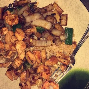a plate of food