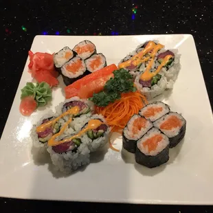 sushi and sashimi, food