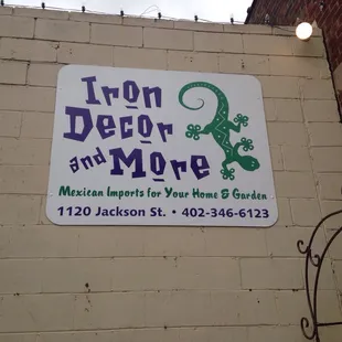 Sign and phone number