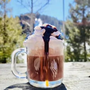 Hot chocolate w/whip cream