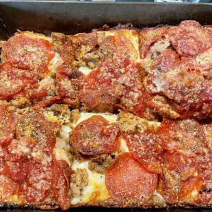 pizza, food
