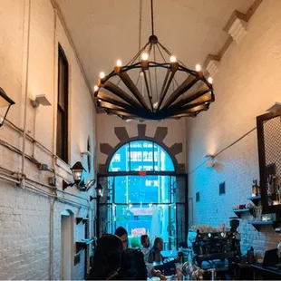 the interior of a restaurant