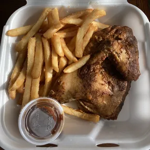 Half Chicken with Fries