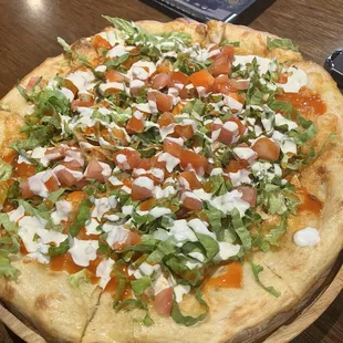 Buffalo chicken pizza