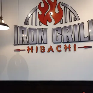 a sign for a restaurant