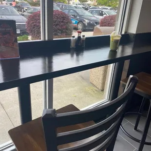 Seating area in window