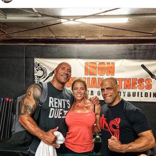 Our friend DJ aka "THE ROCK" getting in a late night session at IHF while in town for Filming of Jumanji II