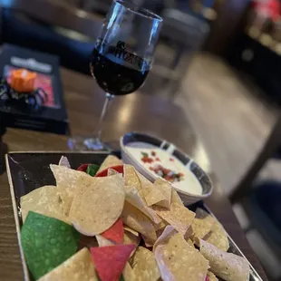 Queso 4oz - Side and 6oz McMurray Pinot Noir