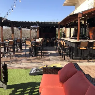 Patio Area, Games and Bar