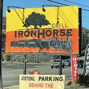 Sign at the entrance