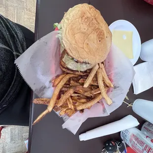 Mushroom Swiss Burger