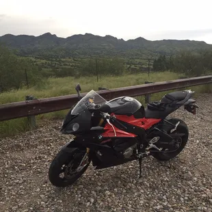 First ride on the BMW!