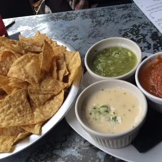 House-made Corn Tortilla Chips and Red Salsa