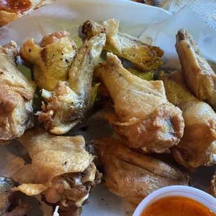 Wings. Sauce on the side.