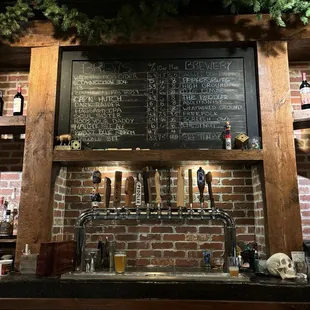 Bar area/menu