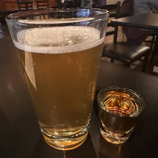 oysters and mussels, drink