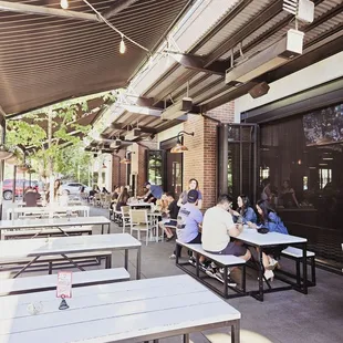 Outside seating