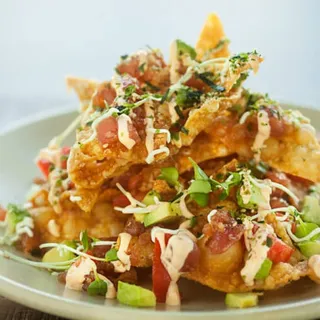 Tuna Poke Nachos