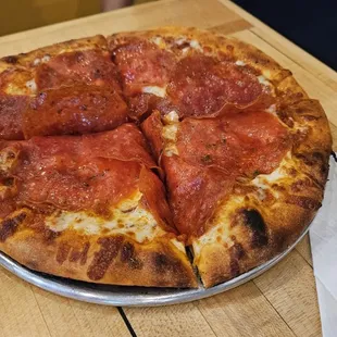 Pepperoni personal pizza