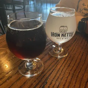 Midnight Saison &amp; Pink Dragon Seltzer