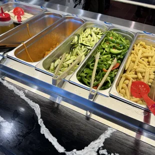 interior, salads