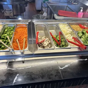 interior, salads
