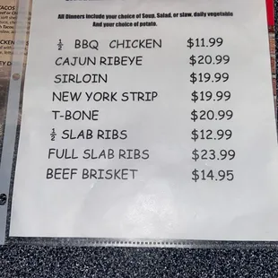 a menu for the iron mike's grill and chillin menu