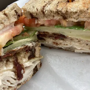 skipped the ham on the club and it was ideal!