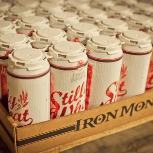 You can buy cases of Stilly Wheat in the tap room.