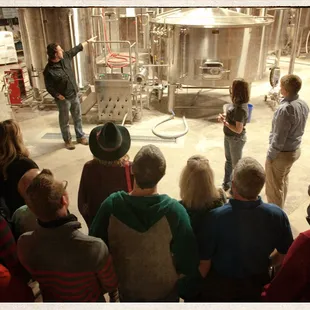 Brewery tours are offered at 2:00PM and 4:00PM on Saturdays.