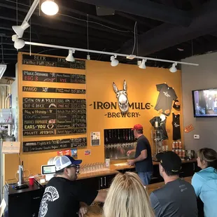 Not a huge bar but plenty of seating and selection.