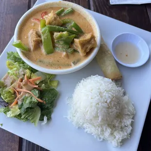 Panang Curry lunch special