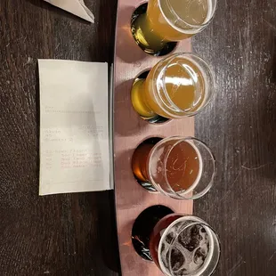 Beer flights