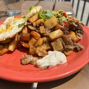 My friend tried the Brisket Hash