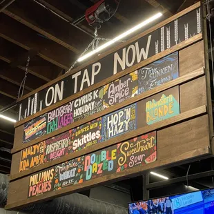 In House On Tap Beer Menu (18 February)