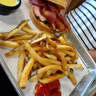 Turkey Apple Brie Sandwich with fresh cut fries 07/15/2021