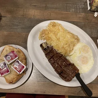 Steak and Eggs*