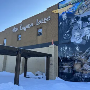 Outside of the building