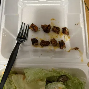 This is how little chicken you get for $7.