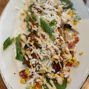 Fried Green Caprese (Tomatoes)