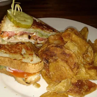 Parmesan Crusted Chicken Panini