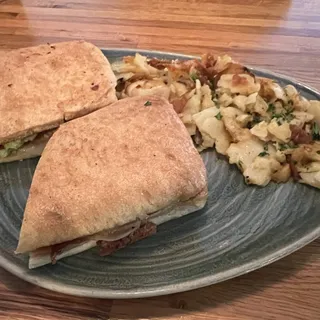 Parmesan Crusted Chicken Panini