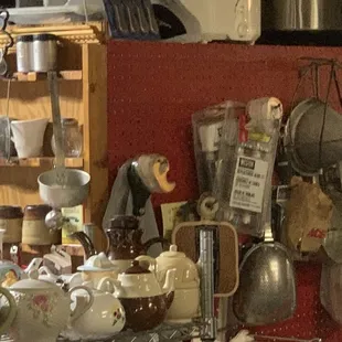 Eclectic kitchen tools.