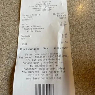 It clearly reads smashed and gravy